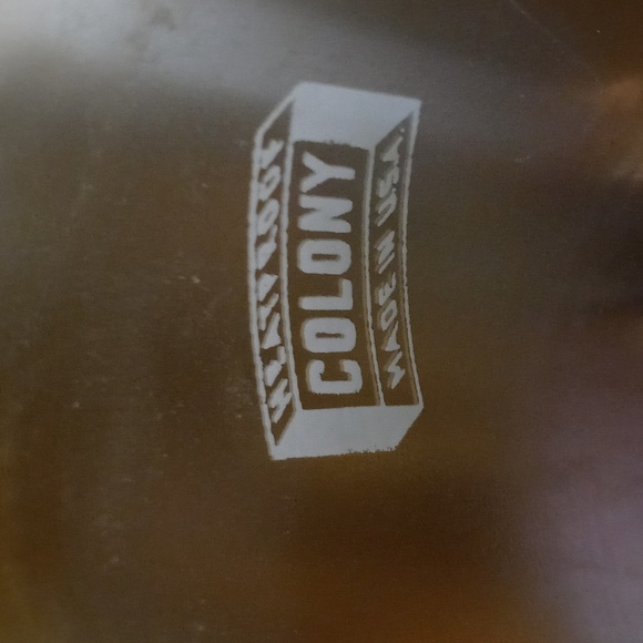 Vintage MCM Colony Glass Coffee Heatproof Carafe White and Gold - Picture 8 of 9